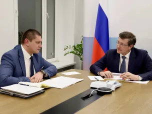 Глеб Никитин обсудил с Дмитрием Грачевым предварительные итоги стажировки по программе «Время героев»